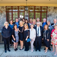 Large group of Alumni posing